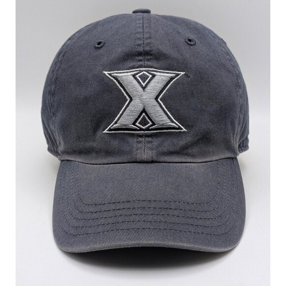 Vintage Xavier University Musketeers Hat Cap Big X Strap Back Twins Enterprise - Picture 2 of 5